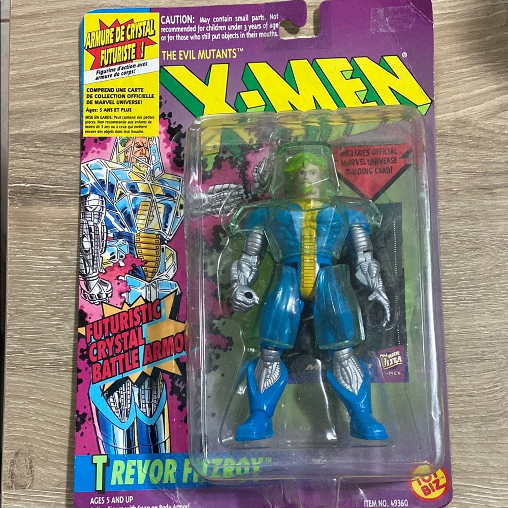 Vintage 1994 ToyBiz X-Men TREVOR FITZROY Action Figure